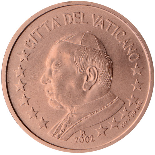 Vatican City € 0,02